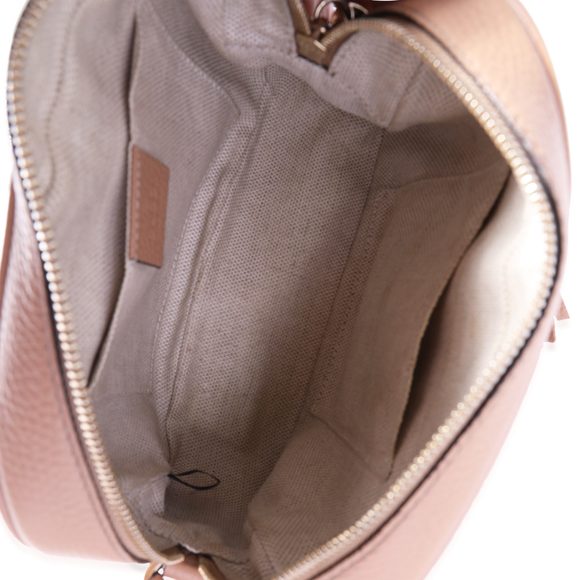 Gucci Beige Pebbled Leather Soho Disco Crossbody - Picture 4 of 8